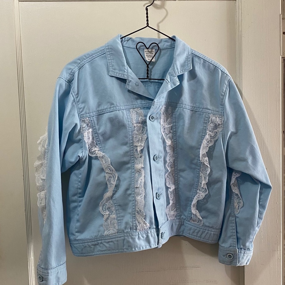 Girls light weight denim jacket